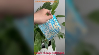 شاشات نافذة معدنية ملونة ديكور شبكة سلكية متدرجة اللون تتلاشى اللون