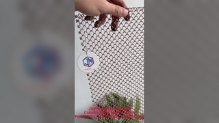 ستائر معدنية ملونة، ستائر شبكية معدنية، ستائر معدنية مزخرفة، شخصية، فاخرة وخفيفة الوزن