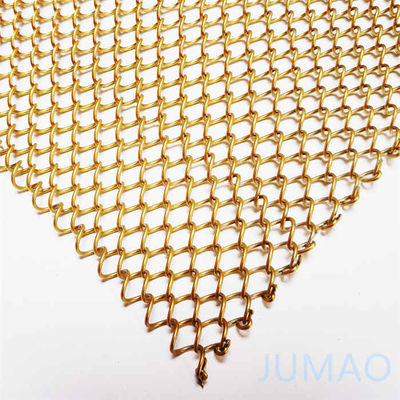 الالومنيوم سبيكة المعدنية شبكة الستائر الستائر 8mm حفرة مخصصة