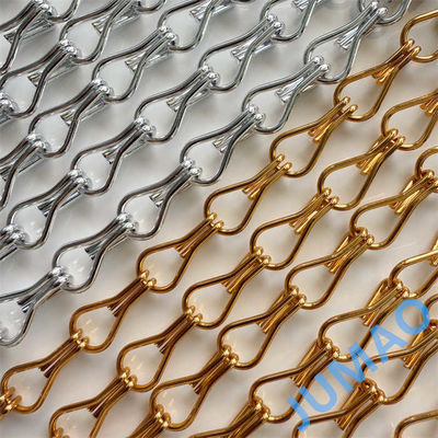 الحماية الشمسية واجهة تأثير دراماتيكي خلق سلسلة المعدنية غرفة مقسم