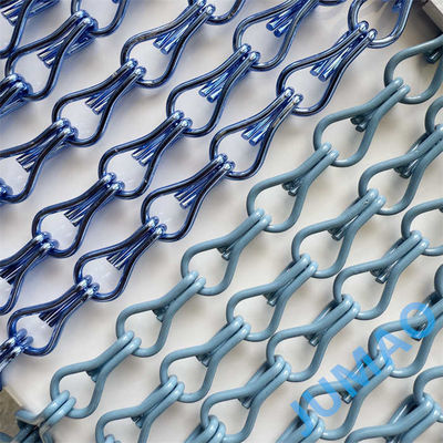 الستائر المعدنية السلسلة وصلة الحل النهائي لتصميم الفضاء