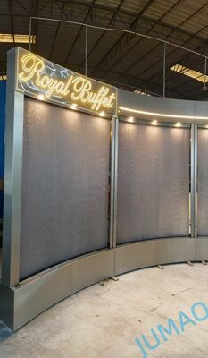 شبكة مبتكرة لميزة مائية معمارية تعزز تدفق المياه