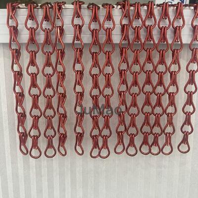 ستائر سلسلة ألومنيوم ستائر معدنية من الألومنيوم ستائر من الفولاذ المقاوم للصدأ شاشات زخرفية متعددة الاستخدامات للتطبيقات التجارية والصناعية