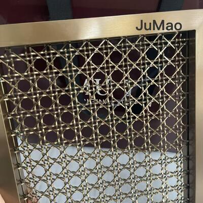تكسية الواجهات والتشطيبات المعمارية شبك معدني زخرفي مثالي لتكسية الواجهات، والفواصل الداخلية، وتصميمات الأسقف